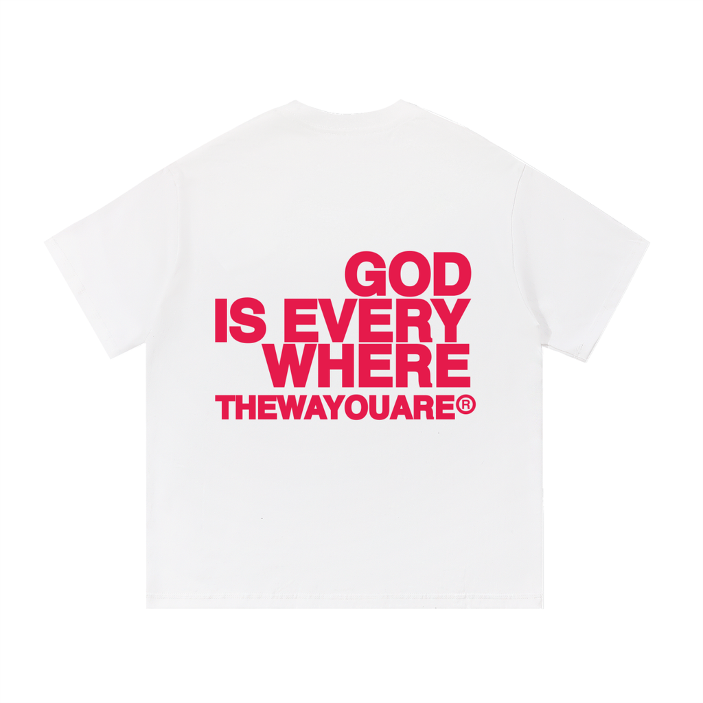 TWYA White God Is Everywhere T-Shirt | Faith Message