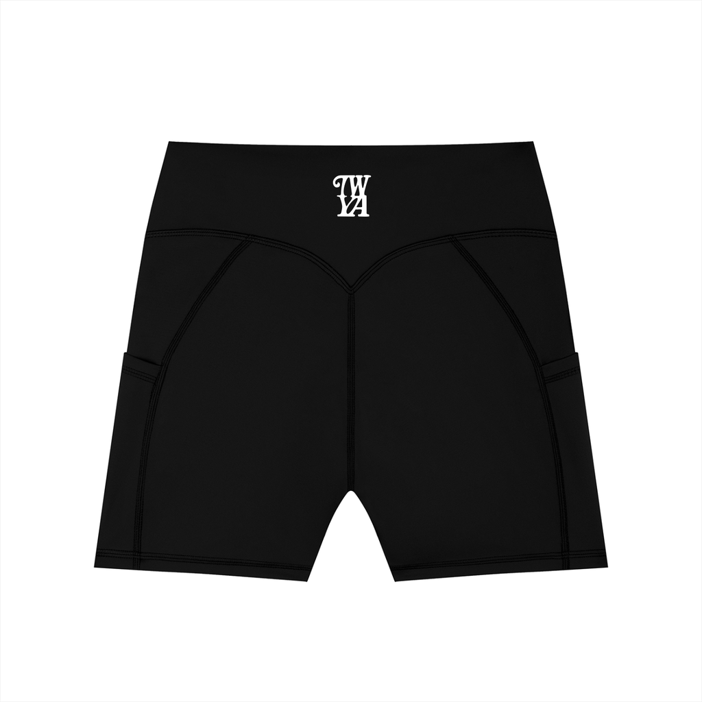 Women's High-Waisted Pocket Gym Shorts | TWYA
