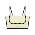 Women's Color Block Sports Bra | Yoga & Gym | TWYA Yellow