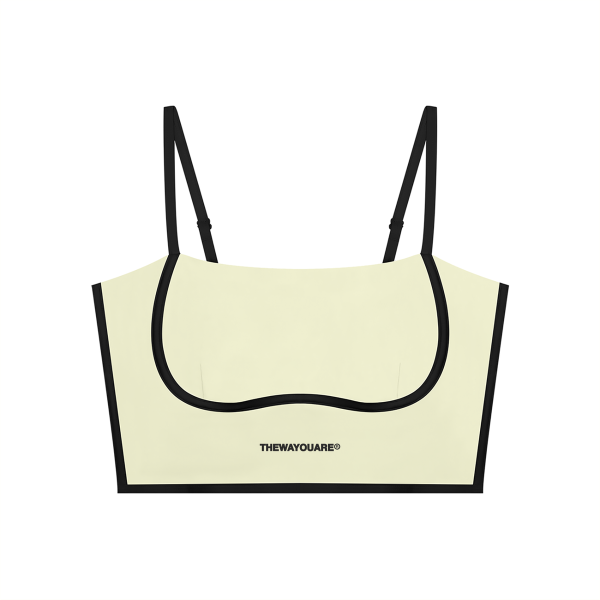 Women's Color Block Sports Bra | Yoga & Gym | TWYA Yellow