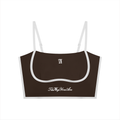 Women’s Color Block Yoga Sports Bra | TWYA Brown