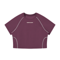 Purple Raglan Crop T-Shirt | TWYA