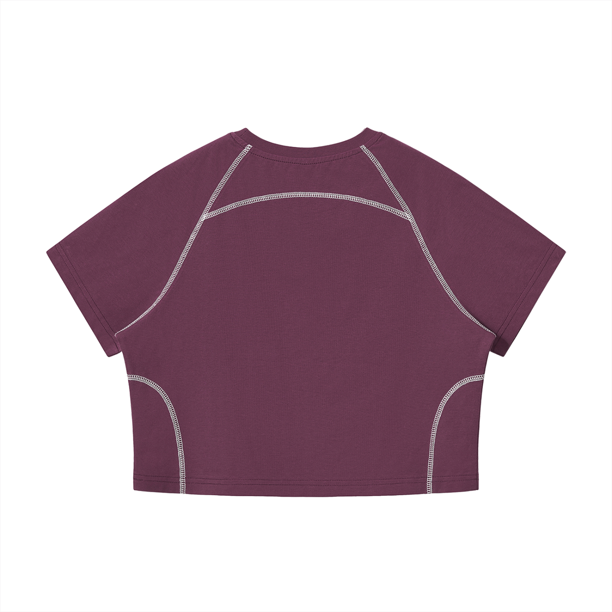 Purple Raglan Crop T-Shirt | TWYA