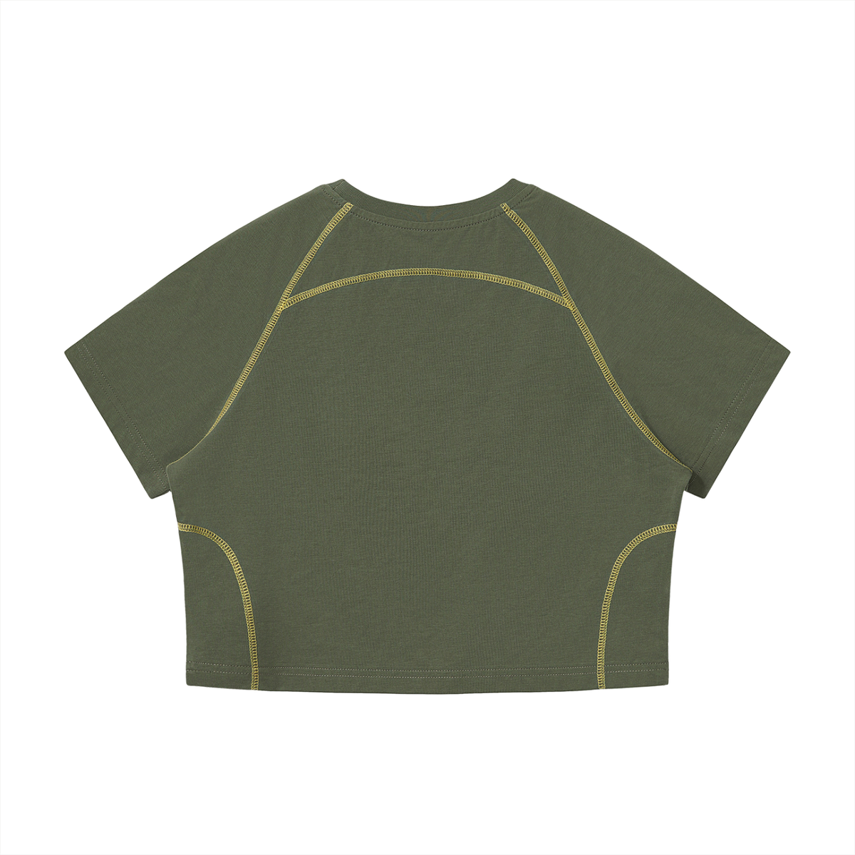 Moss Raglan Crop T-Shirt