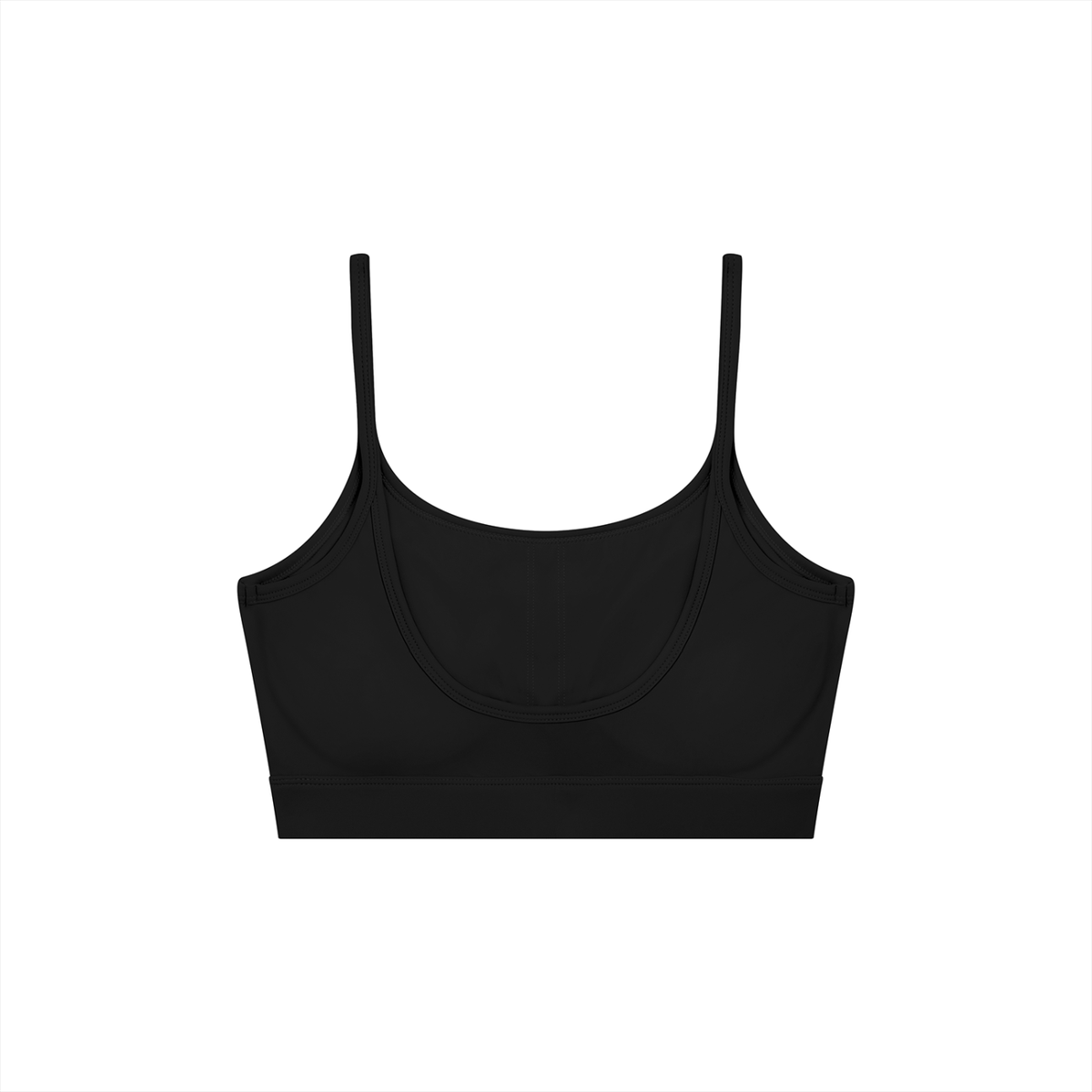 Women's Solid U-Neck Sports Bra | Gym & Running | TWYA