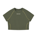 Moss Raglan Crop T-Shirt