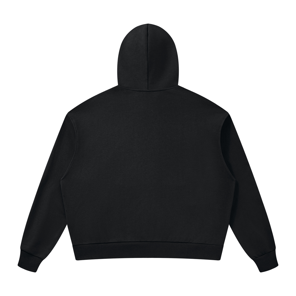 Essential Black Zip-Hoodie