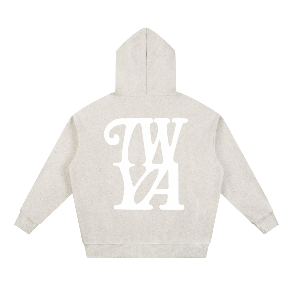 TWYA CORE HOODIE - HEATHER GREY