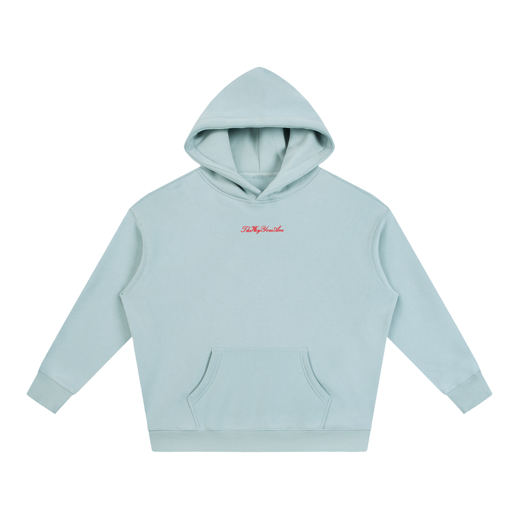 TWYA LOVE LETTER HOODIE - BABY BLUE