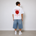 TWYA LOVE LETTER SHIRT — WHITE