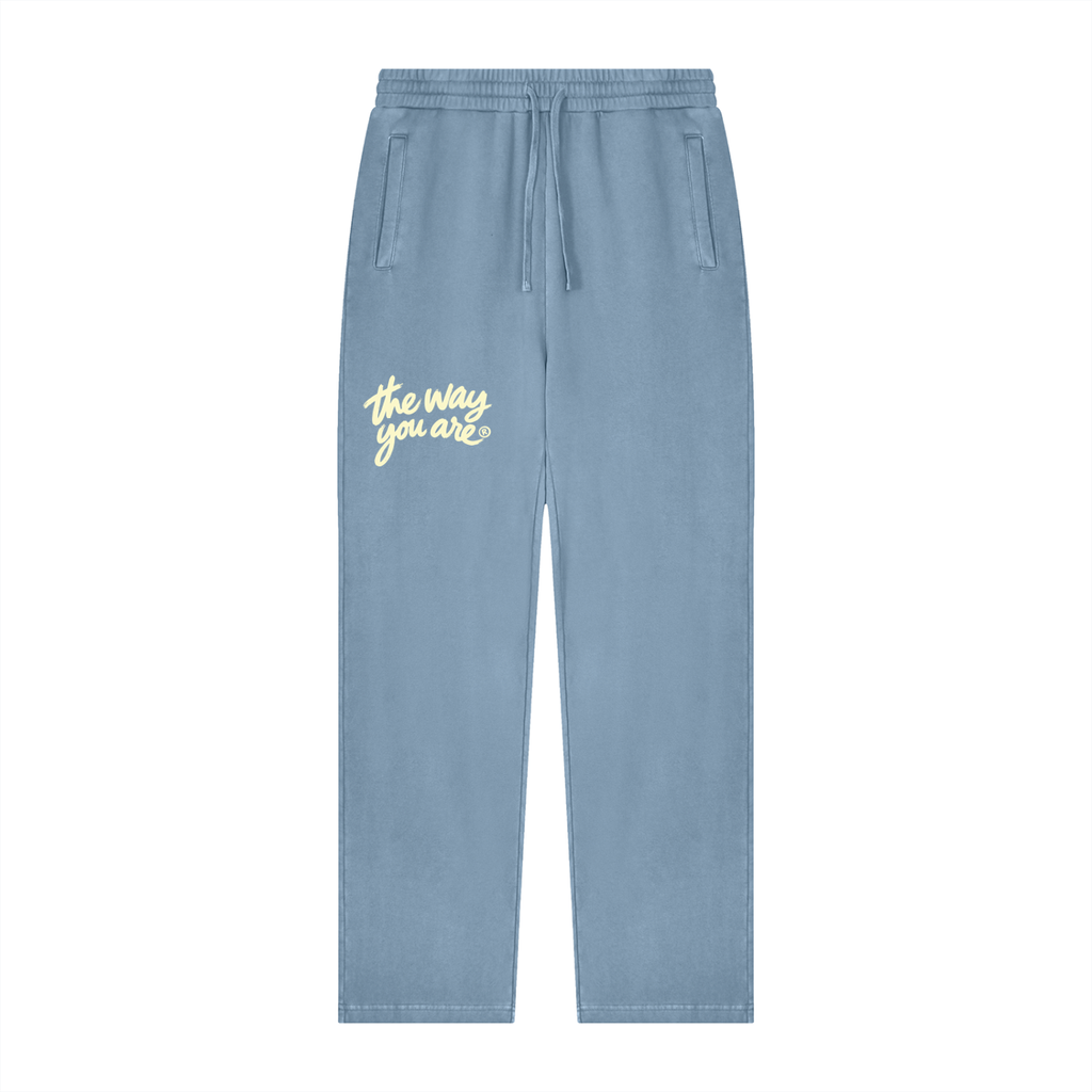 TWYA ROADMOLD SWEATPANTS - WASHED BLUE - FRONT