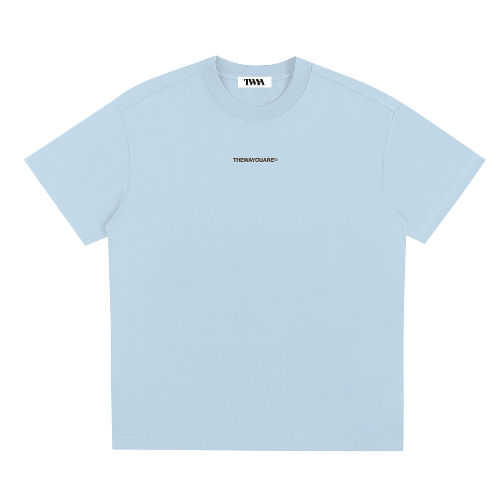 TWYA SIGNATURE TEE - BABY BLUE