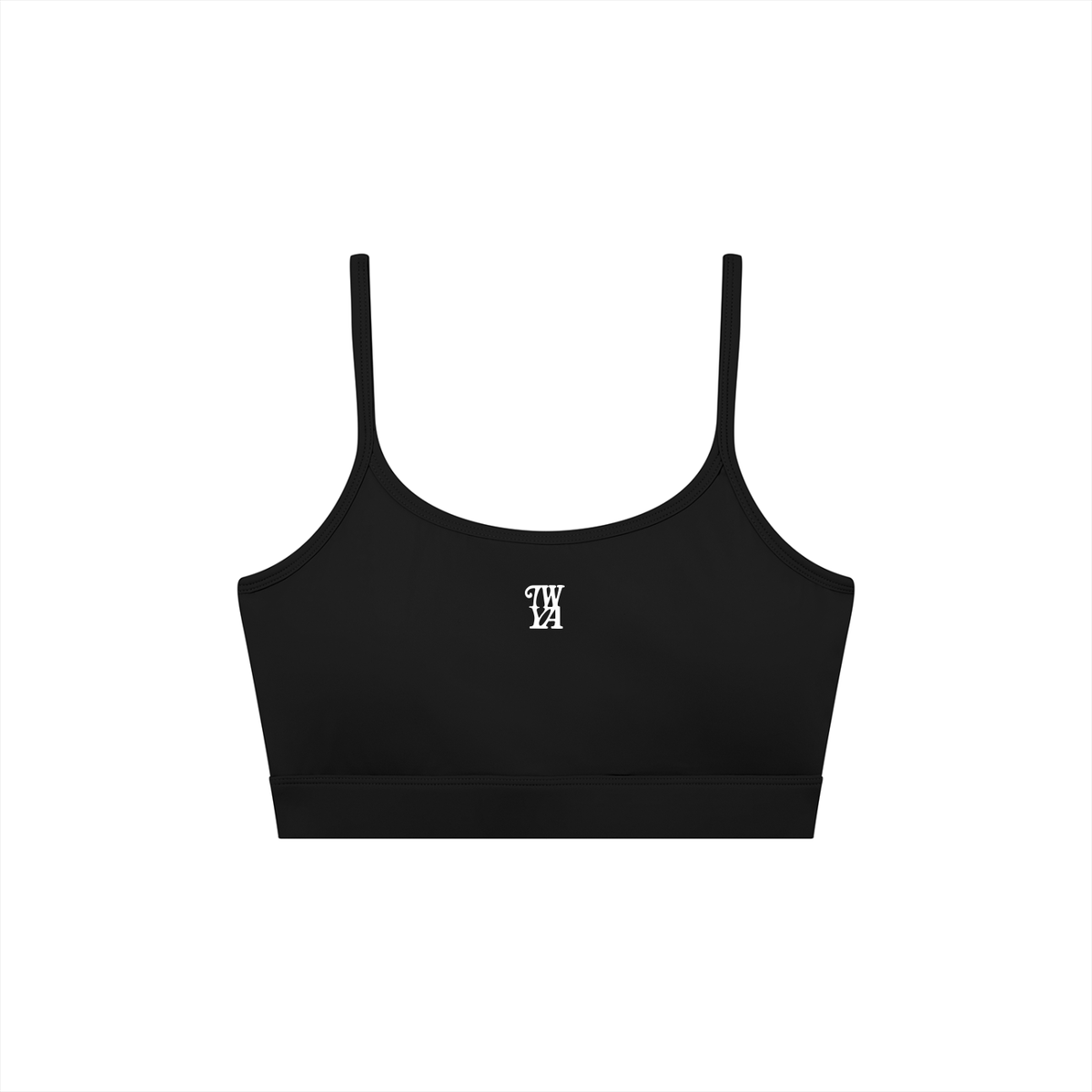 Women's Solid U-Neck Sports Bra | Gym & Running | TWYA