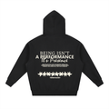 TWYA Presence Black Hoodie | Philosophy Statement