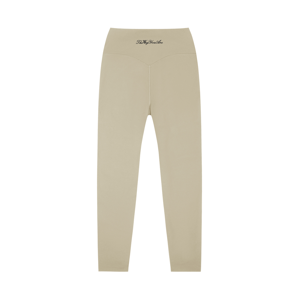 High-Waisted Gym Leggings | TWYA Bege